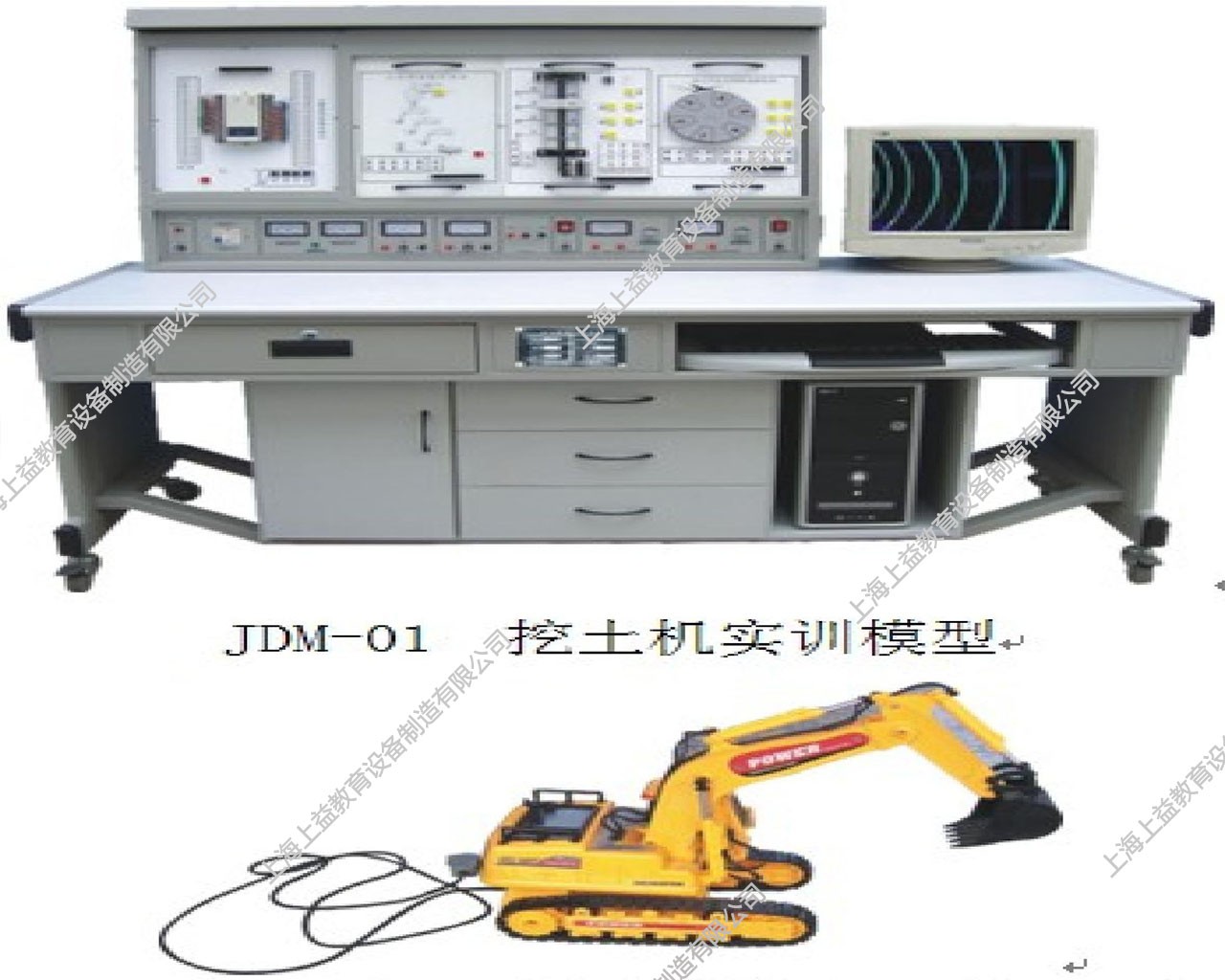 SYPLC-03B 網絡型PLC可編程控制及單片機實驗開發系統綜合實驗裝置（立式、掛箱積木式）